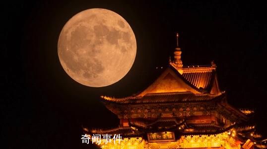 中秋夜上演“超級月亮”