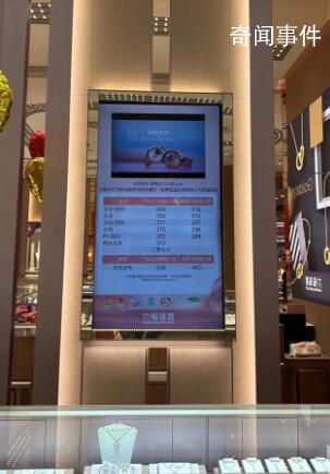 首飾金價(jià)回落 為何客流卻變少了