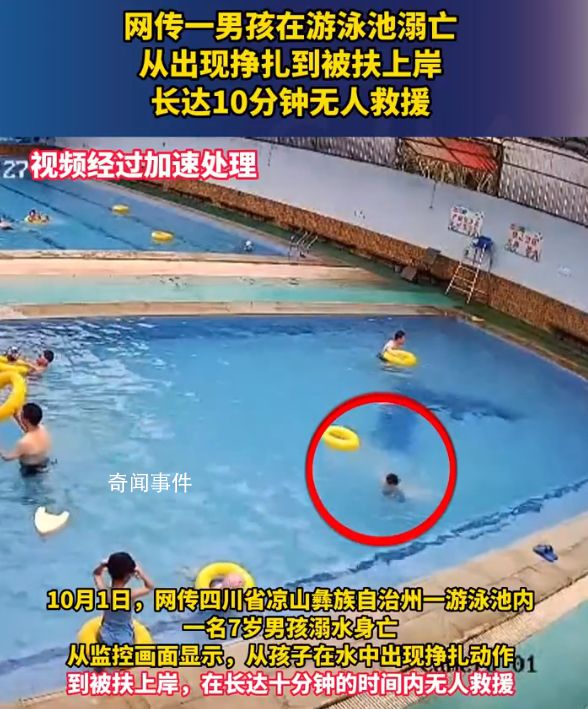 男孩游泳池溺亡10分鐘無人救援 附近鄰居：太氣人