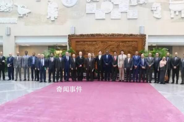 中國特使會見阿拉伯國家駐華使節