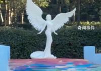 李玟白色雕像揭幕 令人心痛