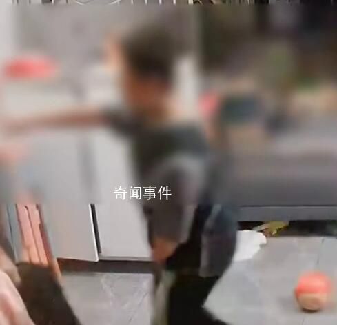 男子毆打懷孕妻子 兒子跪地哭喊