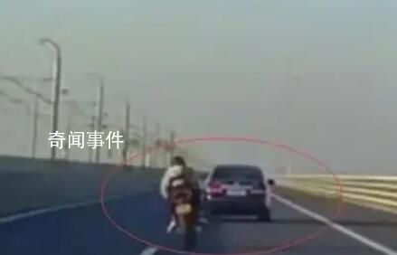 女騎手超車被彈飛墜湖身亡 引發了廣泛的社會思考