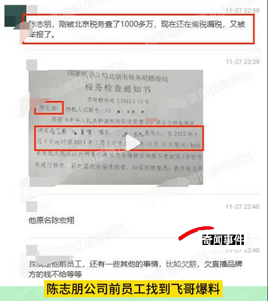 陳志朋被曝兩次偷稅漏稅 還辱罵員工
