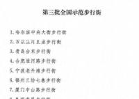 這8條街被確認為全國示范步行街 全國示范步行街數量已達到19條