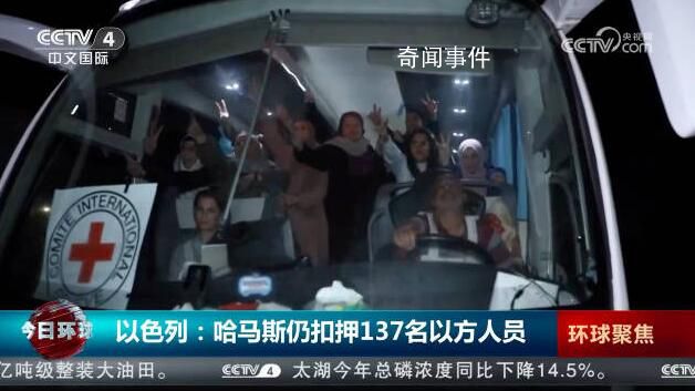 哈馬斯仍扣押137名以方人員