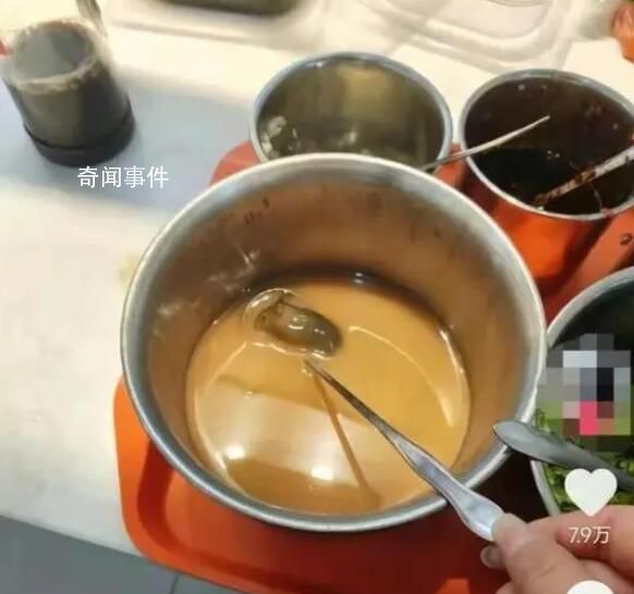 揚州一學院食堂麻醬盆中發現老鼠 具體情況仍在調查中
