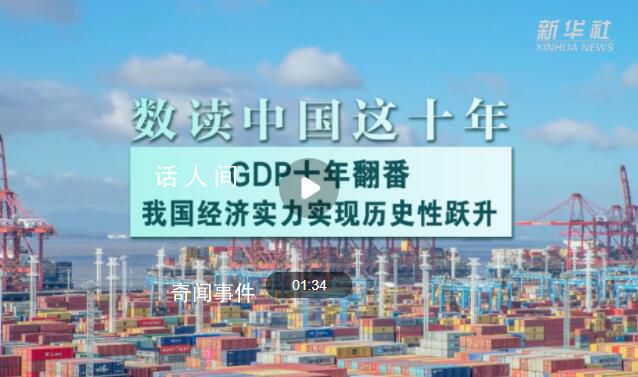 數讀中國這十年|GDP十年翻番