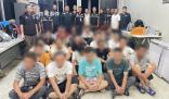 30名中國人因非法務工在泰國被捕 并交由塔廊警局依法處置
