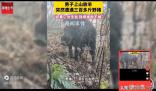 男子上山放羊突遇300斤野豬 人在家中坐豬從天上來”啊
