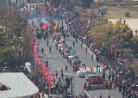 泉州踩街 30個方陣1500人踩街