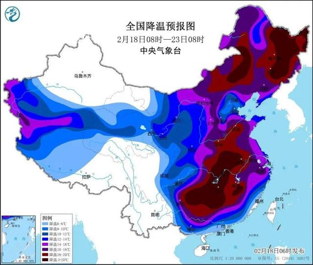 降溫圖紅到發(fā)黑 中央氣象臺(tái)直呼刺激