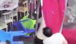 南昌突起強風 男子抱住大棚被吹飛